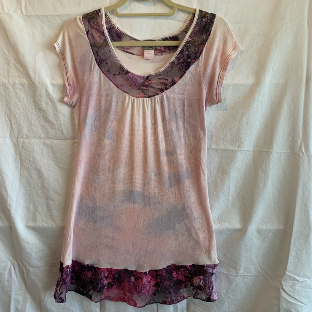 Daytrip™️ Lace and Tie-dye Tee